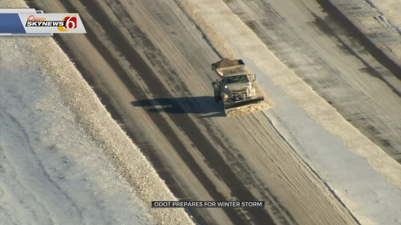 ODOT Prepares For Incoming Winter Storm 