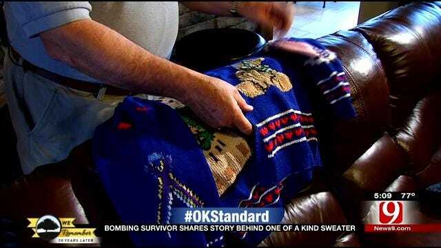 Bombing Survivor Shares Story With One Of A Kind Sweater