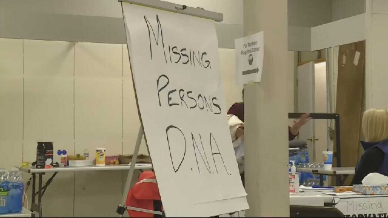 Signs For "Missing Persons DNA" Now Up In CA Disaster Response Center