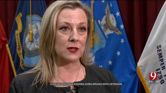 Congresswoman Kendra Horn Speaks With Okla. Veterans