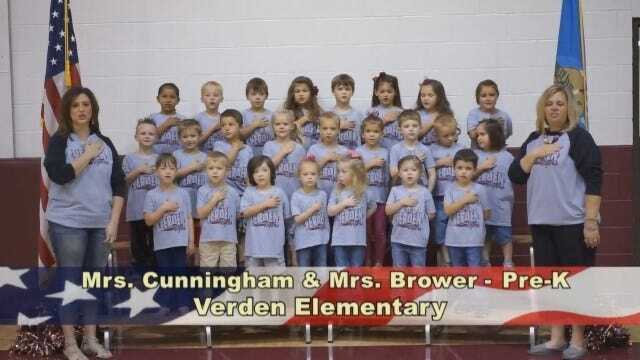 Mrs. Cunningham and Mrs. Brower’s Pre-K Class At Verden Elementary