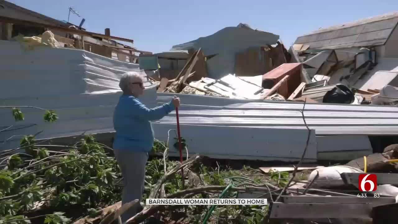 Barnsdall Woman Staying At Emergency Shelter After Tornado Damages Home