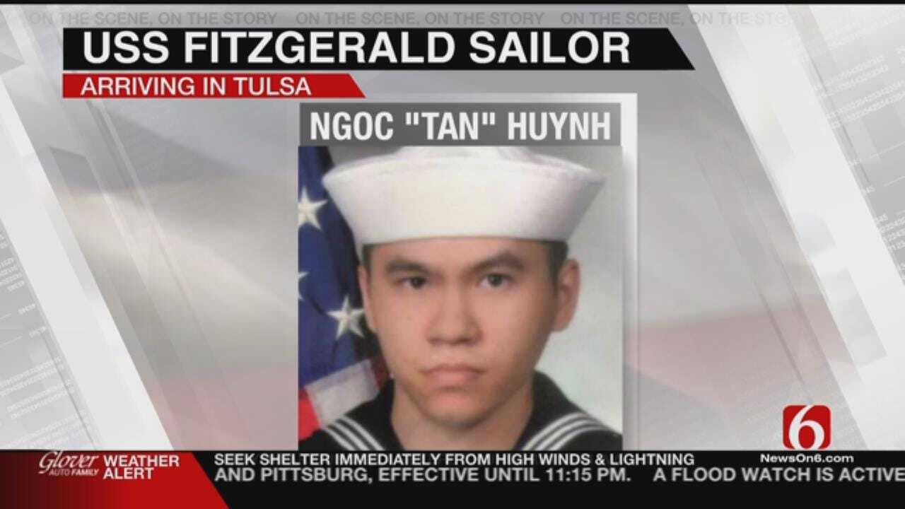 Body Of Soldier Killed In USS Fitzgerald Crash To Arrive In Tulsa