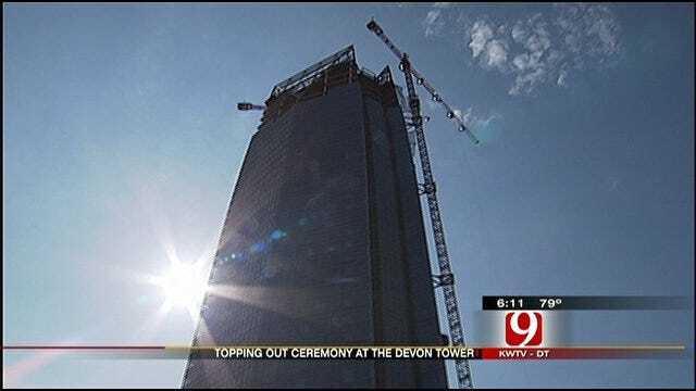 Devon Tower 'Tops Out' In Downtown OKC