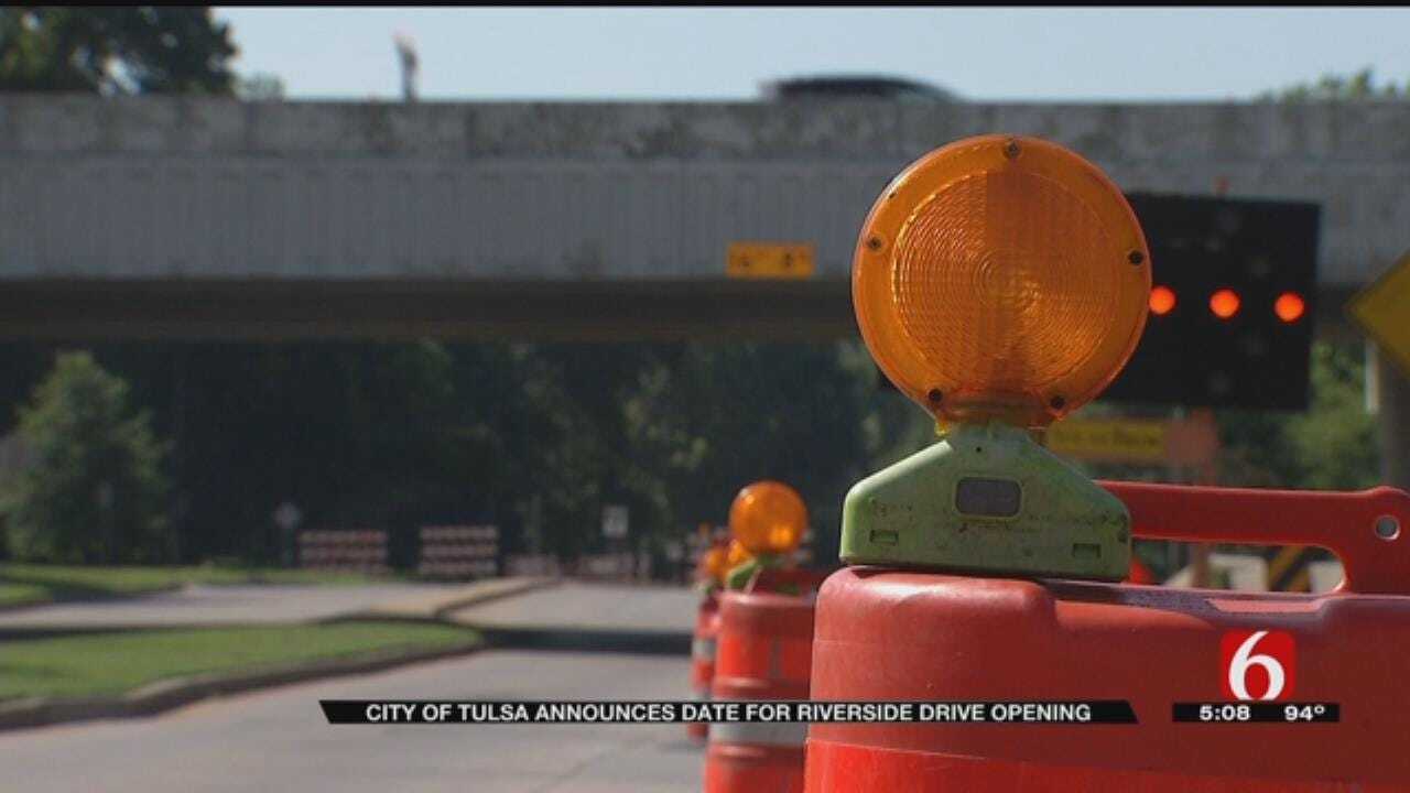 Work Continues As City Announces When Riverside Drive Reopens