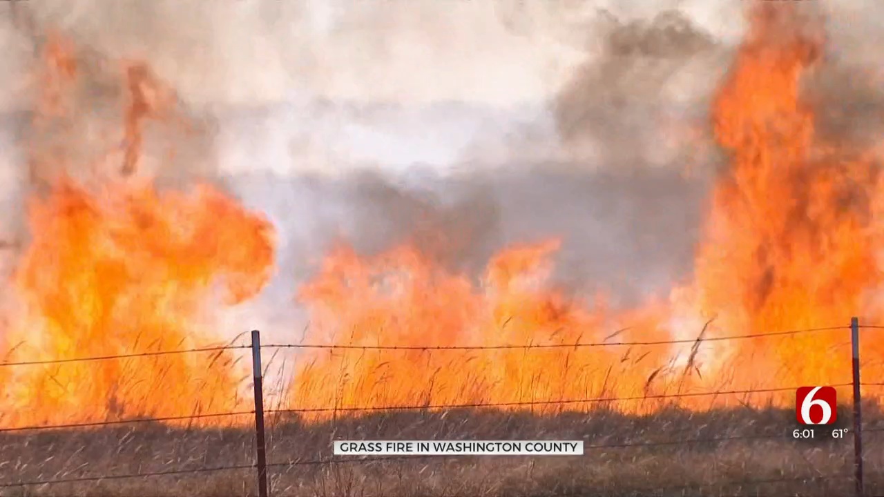 Grass Fire Burns Several Acres Of Land In Ramona