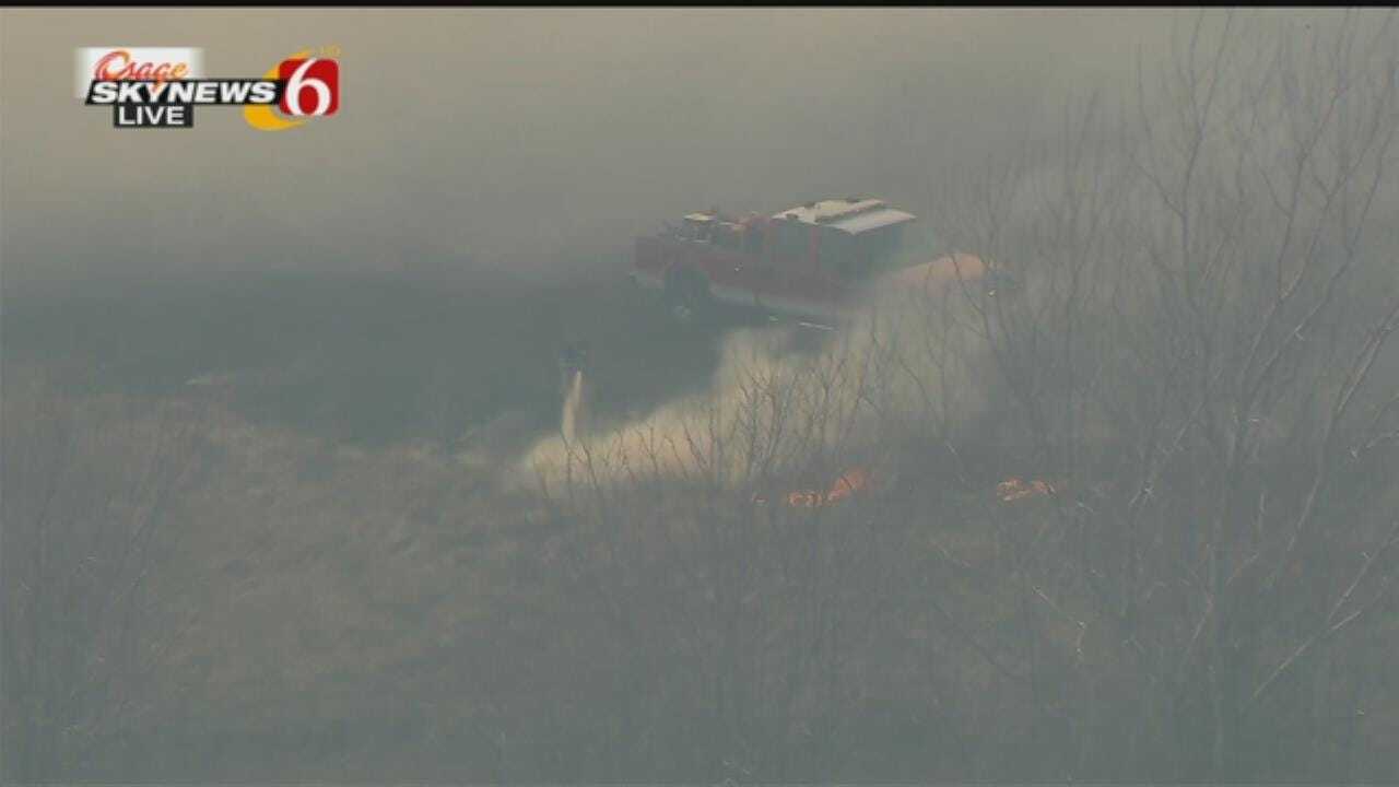 Osage SkyNews 6 HD: Will Kavanagh Reports On Owasso Wildfire