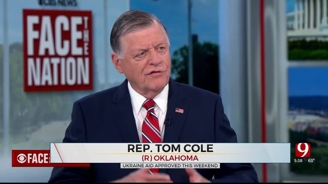 Rep. Tom Cole Applauds Speaker Mike Johnson After House Passes Foreign Aid Package