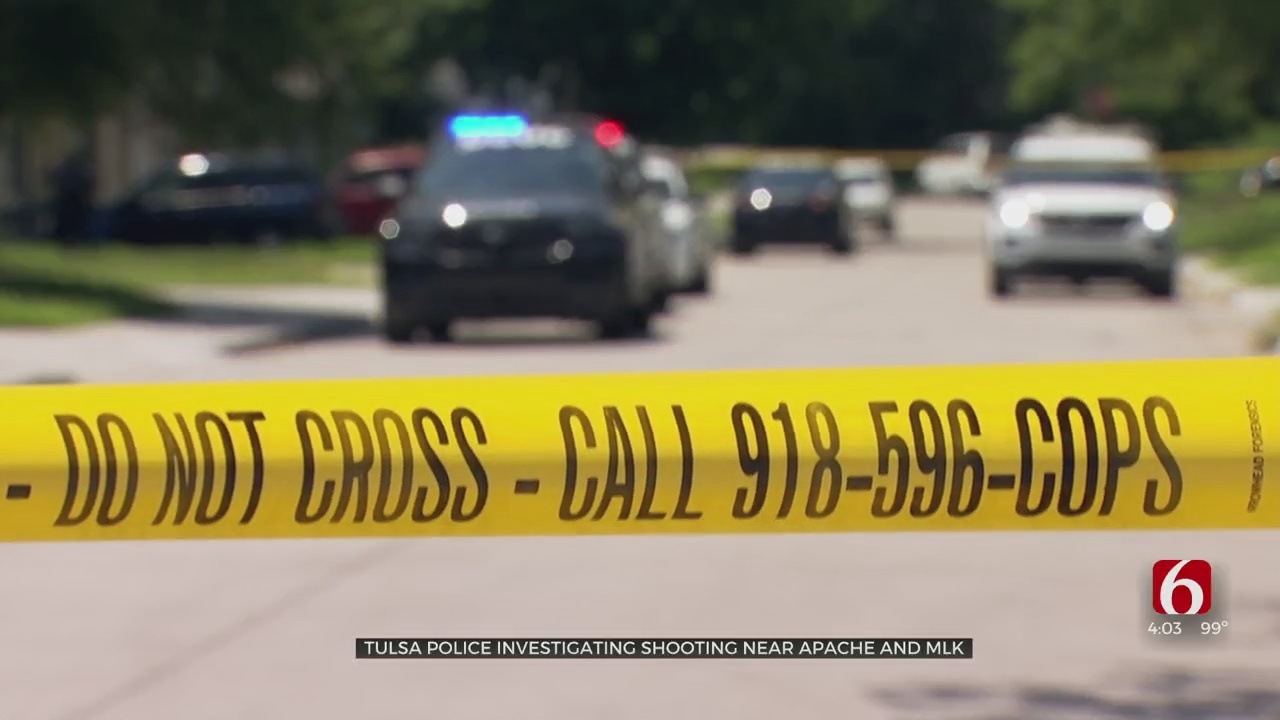 Tulsa Police: 1 Person Injured In Shooting Near Apache, MLK Blvd