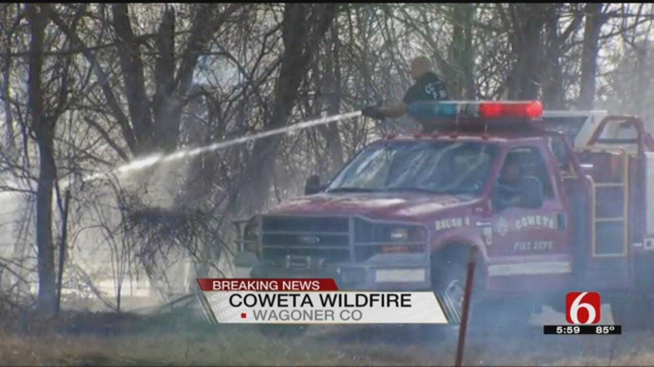 Wildfire Prompts Evacuations In Coweta Area