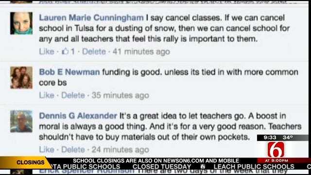 OK Talk: Should School Districts Close To Allow Teacher To Attend A Rally?