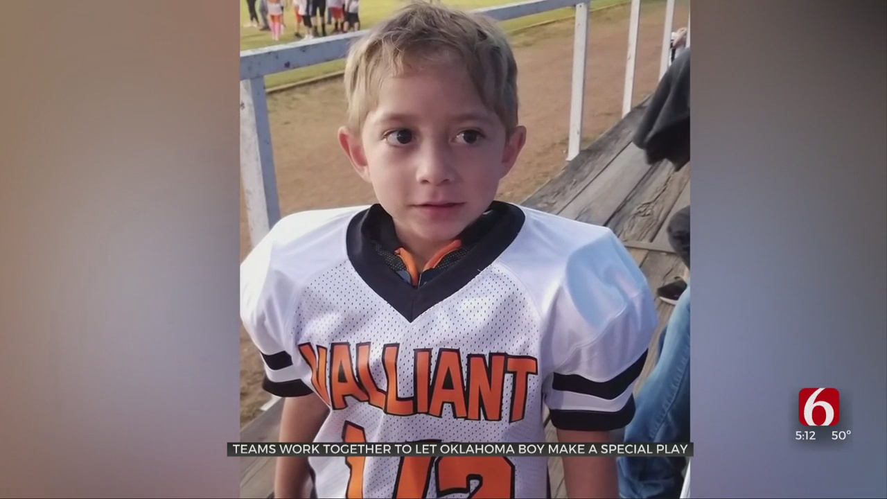 Teams Work Together To Help Oklahoma Boy Make Special Play 