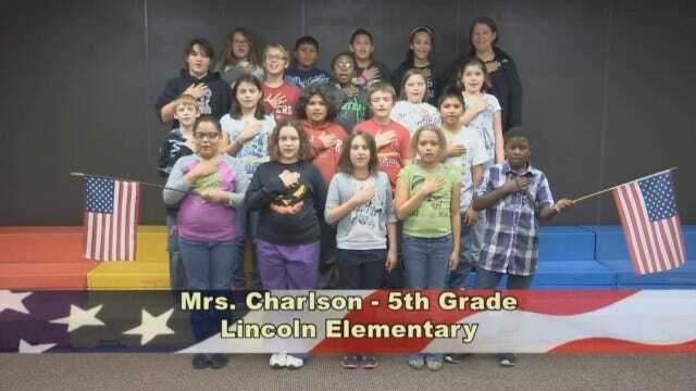 Mrs. Charlson's 5th Grade class at Lincoln Elementary School