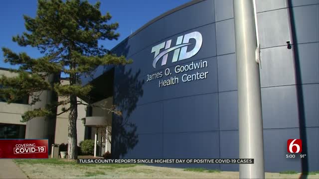Tulsa Health Department Sees Highest Day Of Positive COVID-19 Cases