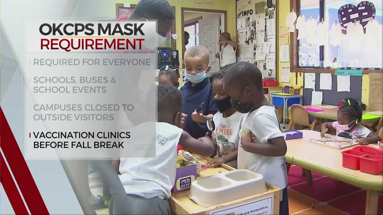 OKCPS Officially Begins Mask Requirement Regardless Of Vaccination Status
