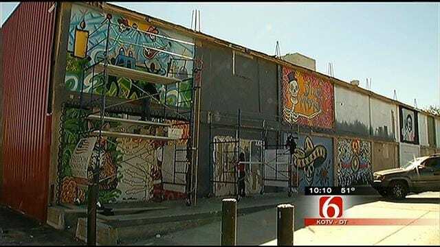 Murals Go Up In Brady District For Day Of The Dead