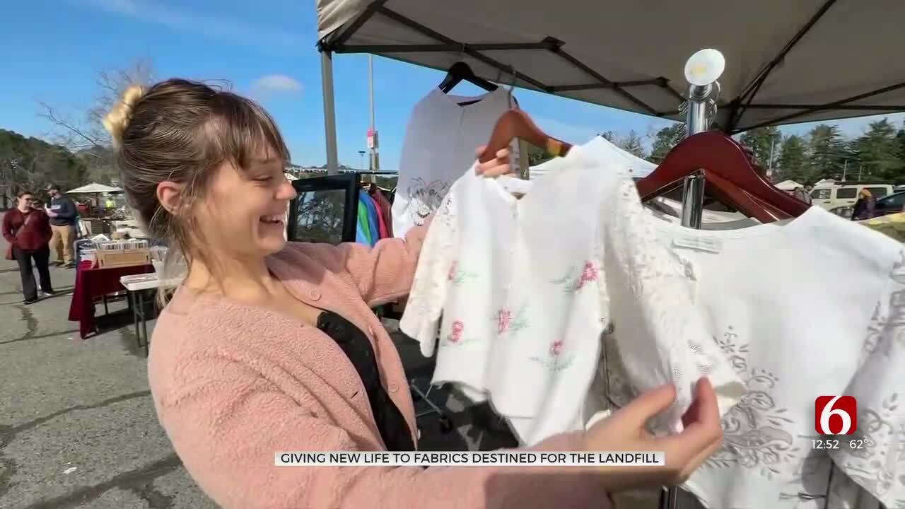 'Find The Beauty': Woman Gives New Life To Fabrics Destined For The Landfill