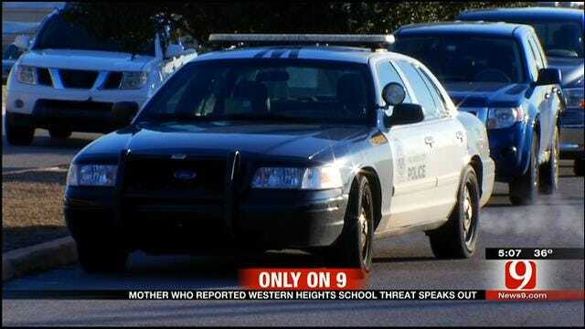 Mother Who Reported Western Heights School Threat Speaks Out