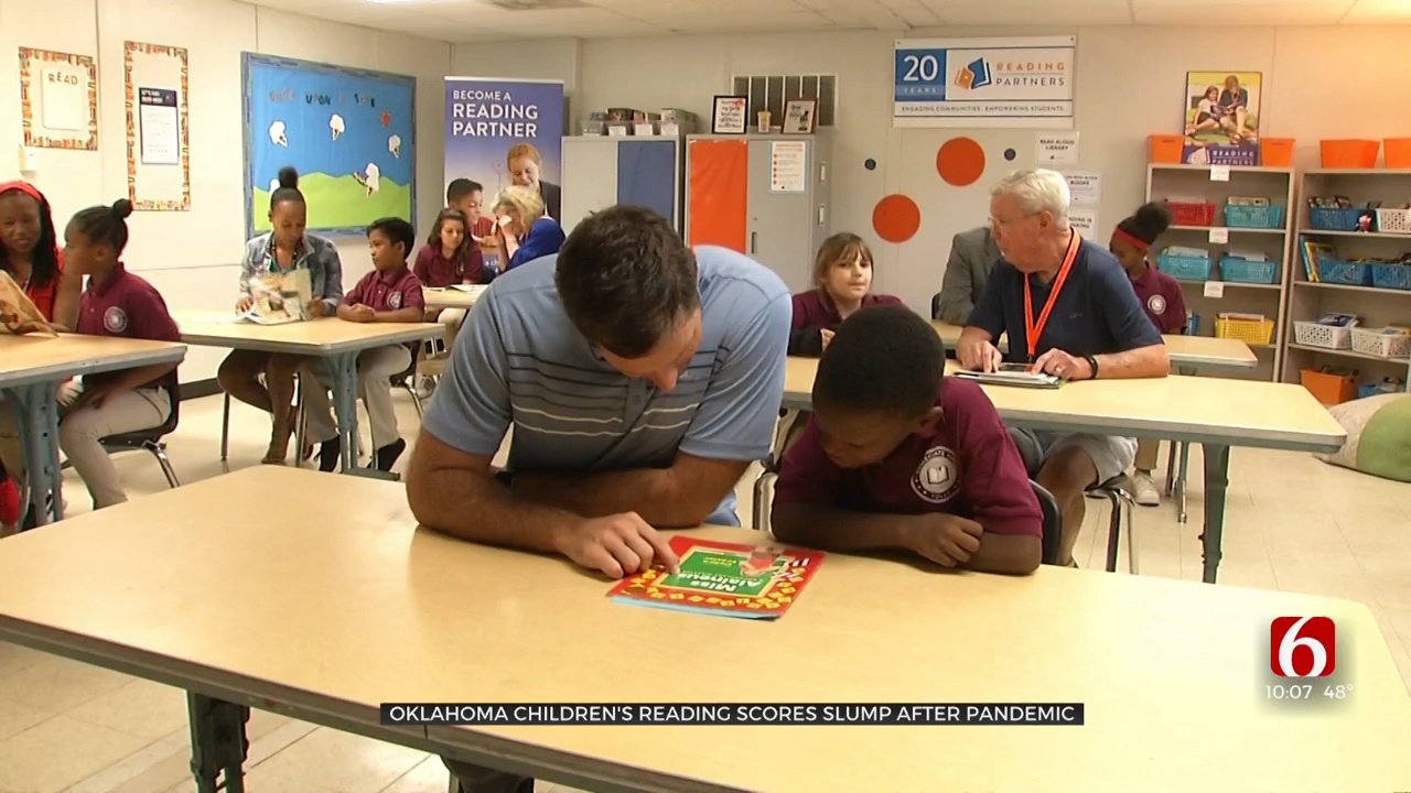 Oklahoma Children's Reading Scores Slump After Pandemic