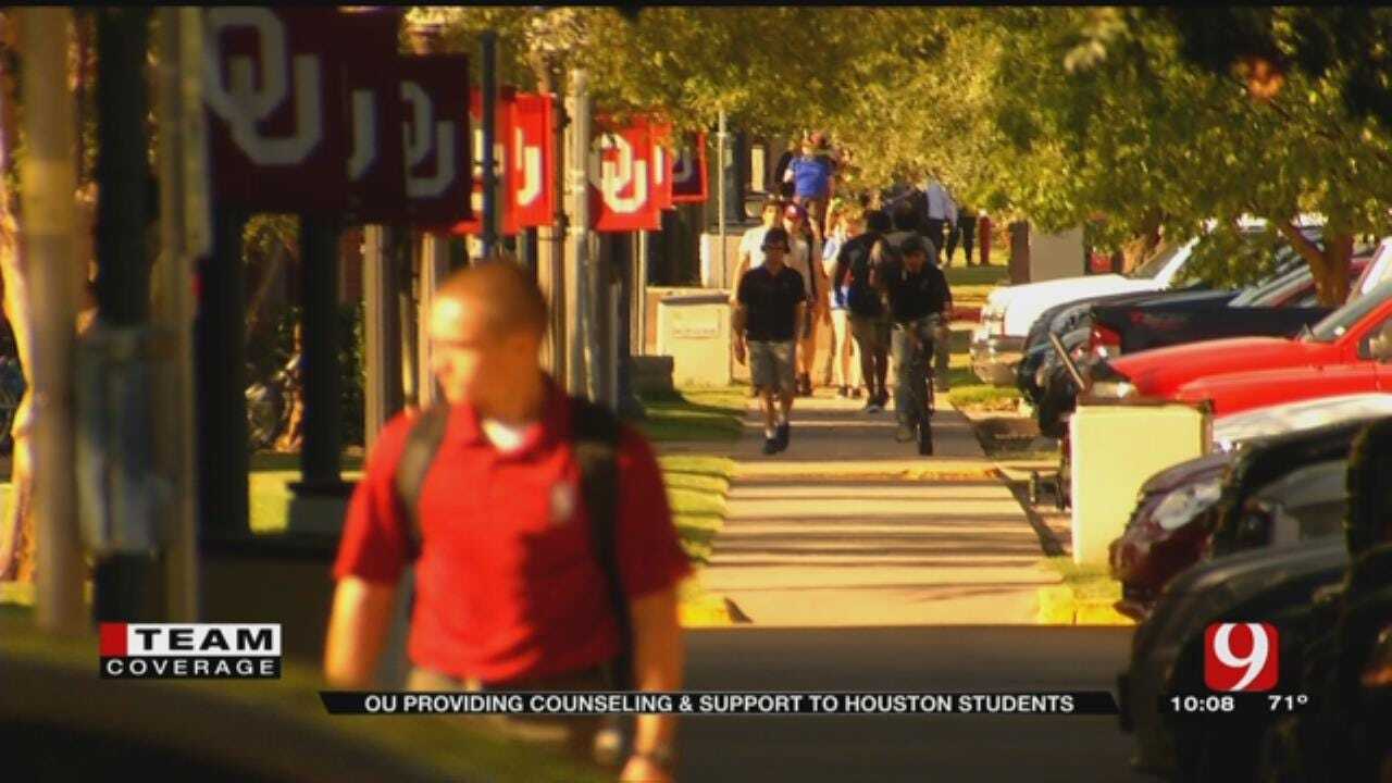 OU Providing Counseling, Support To Houston Students After Harvey