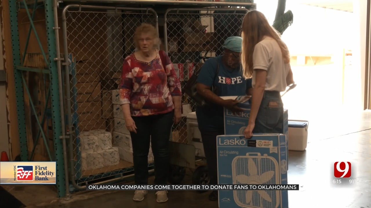 Oklahoma Companies Donate Box Fans To Help Families Battle Heat 