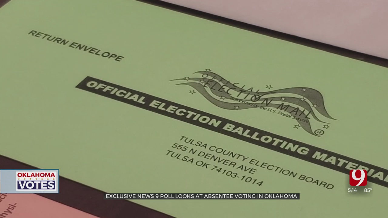 Exclusive News 9 Poll Shows Oklahomans Voting Absentee in Record Numbers