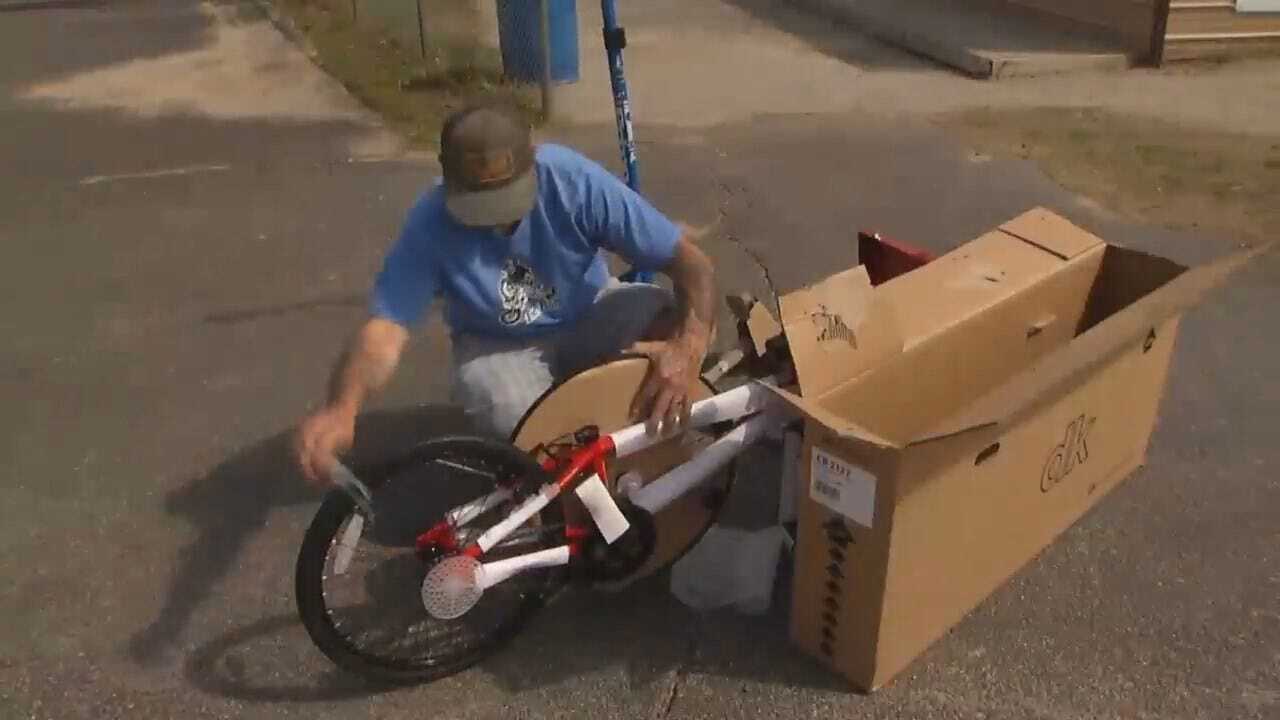 WEB EXTRA: Video Of BMX Donation In Sand Springs