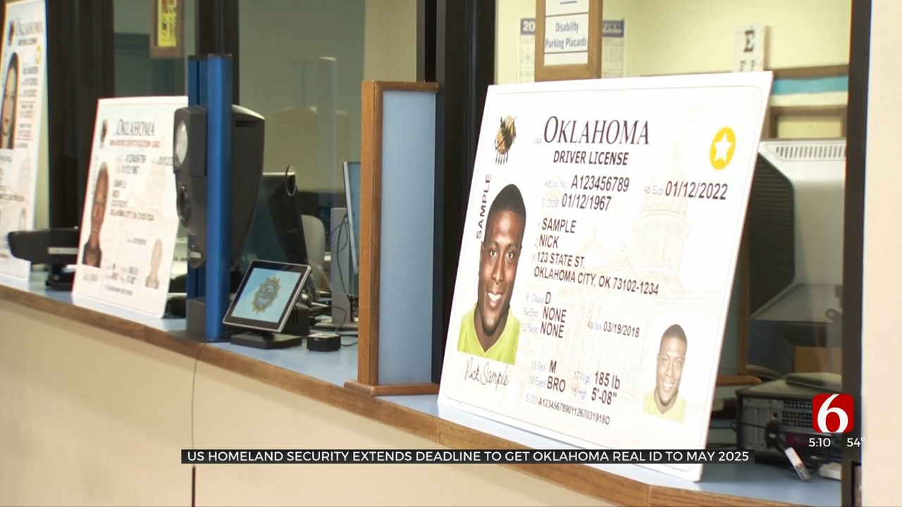 US Homeland Security Extends Deadline To Get Oklahoma Real ID To May 2025