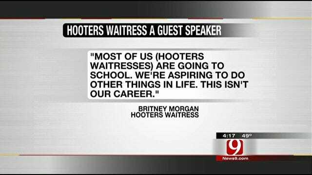 Hot Topics: 'Hooters' Waitress Speaks At School's Career Day