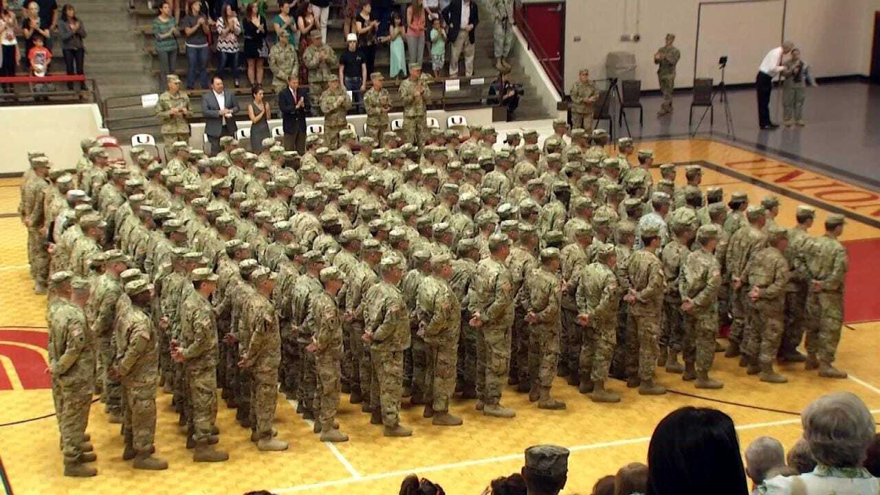 Oklahoma National Guard Soldiers Prepare For Deployment To Ukraine