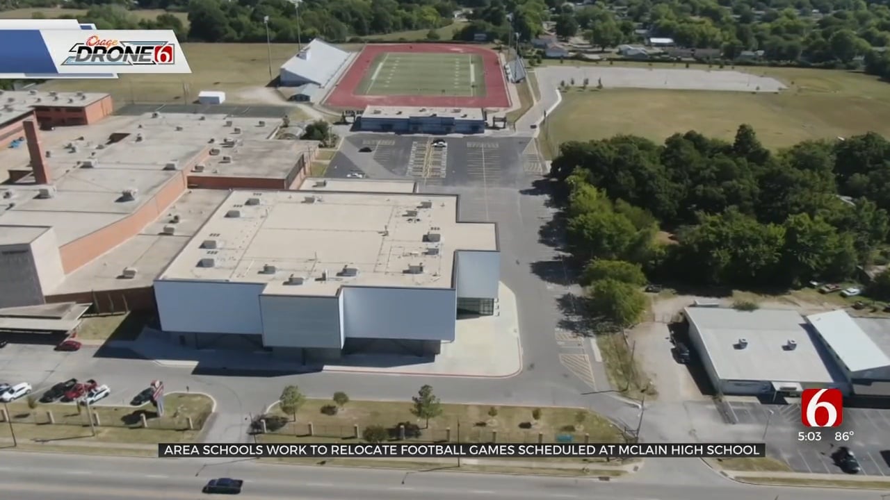 Area Schools Work To Relocate Football Games Scheduled At McLain High School