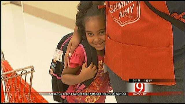 Volunteers Shop For School Supplies For Students In Need
