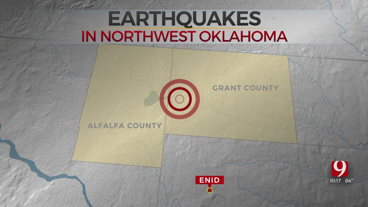 3 Earthquakes Shake NW Oklahoma On Sunday, According To USGS