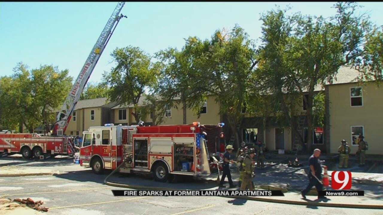 Arson Investigation Underway At Former Lantana Apartments