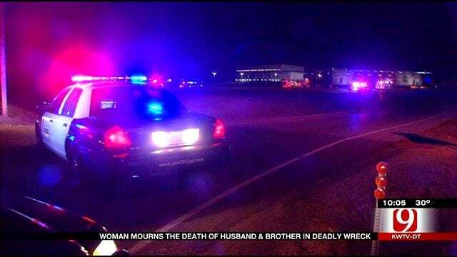 Woman Loses Husband, Brother In SW OKC Car Crash