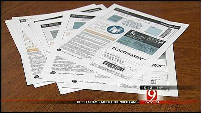 Scammers Selling Fake Thunder Playoff Tickets