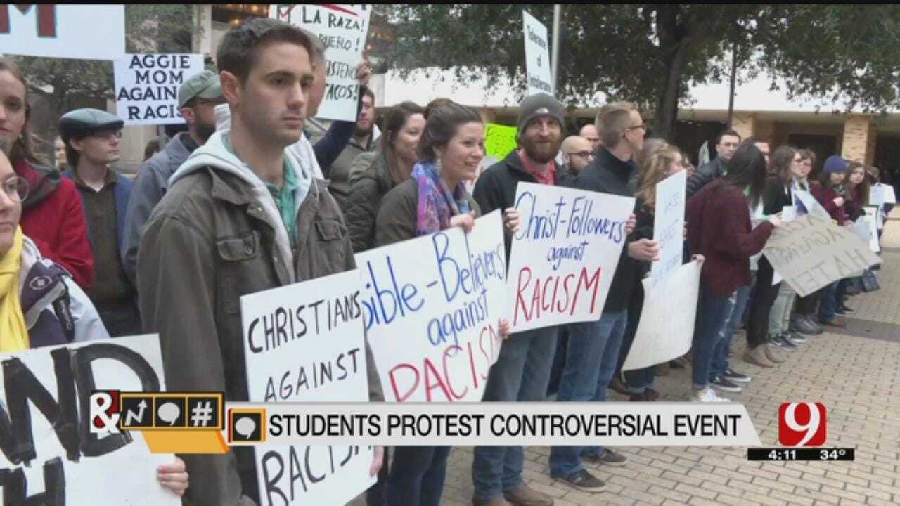 Trends, Topics, & Tags: Students Protest White Supremacist At Texas A&M