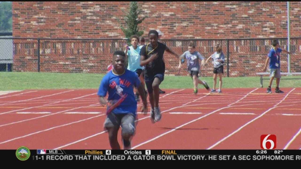 Tulsa County Deputies Help Kick Off 2018 Special Olympics