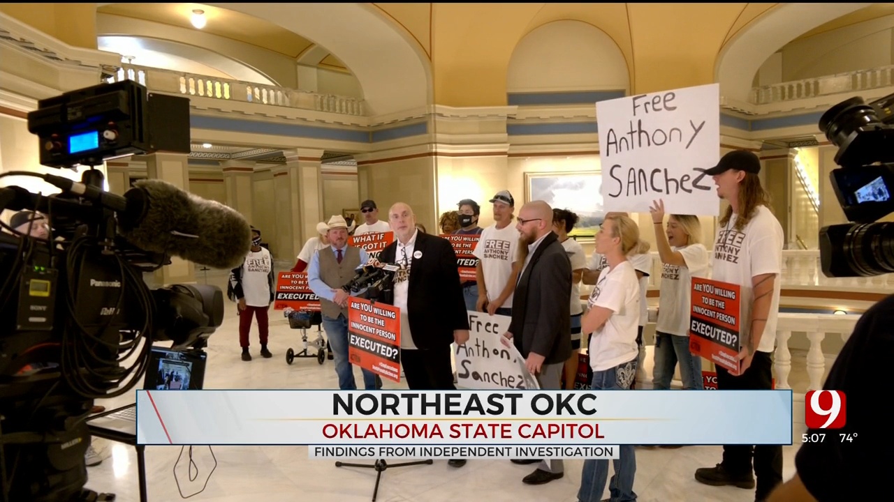 Advocates Rally At State Capitol To Stop Anthony Sanchez's Execution