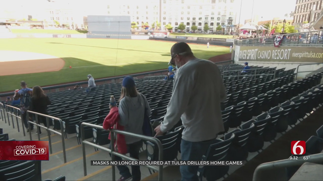 Tulsa Drillers Drop Mask Requirement For Home Games 