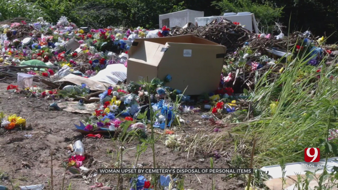 Woman Upset After Disposal Of Personal Items From Mother's Gravesite