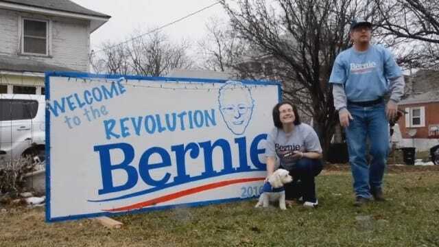 WEB EXTRA: Iowa Residents Get Into Caucus Spirit With Yard Signs