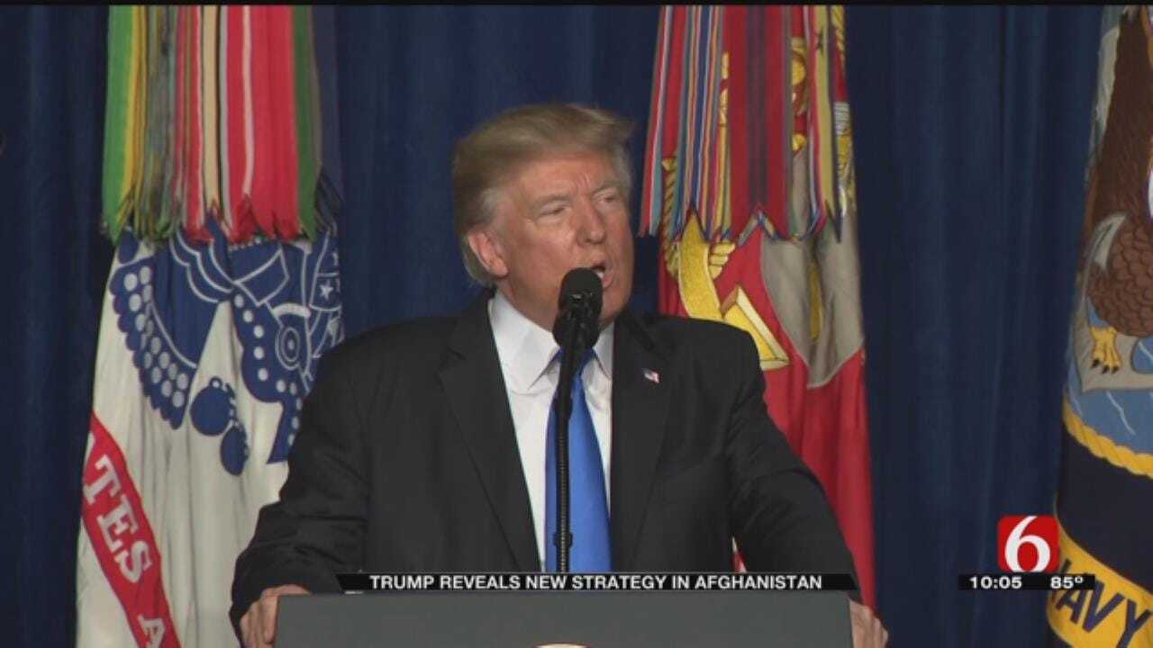 Trump Outlines New U.S. Strategy In Afghanistan