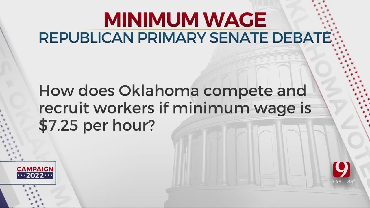 Oklahoma Senatorial Candidates Discuss The Minimum Wage