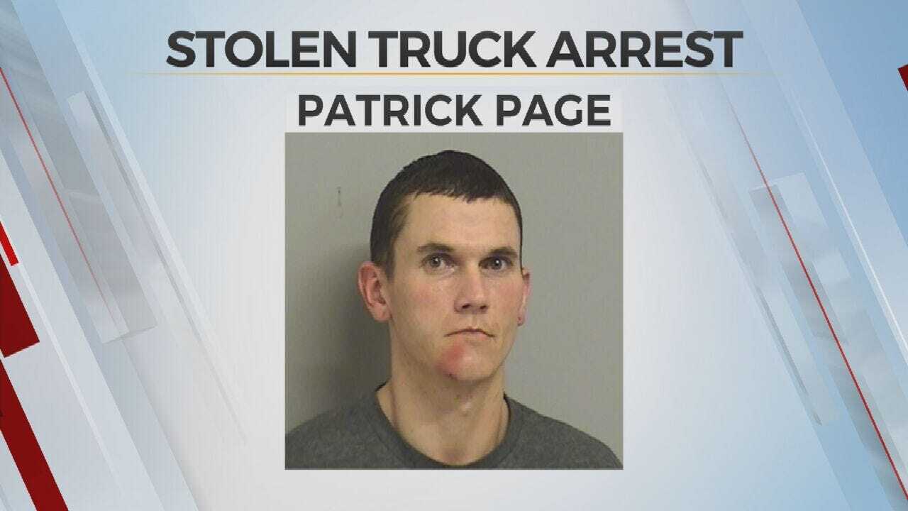 Man Driving Stolen Truck Arrested, Tulsa Police Say