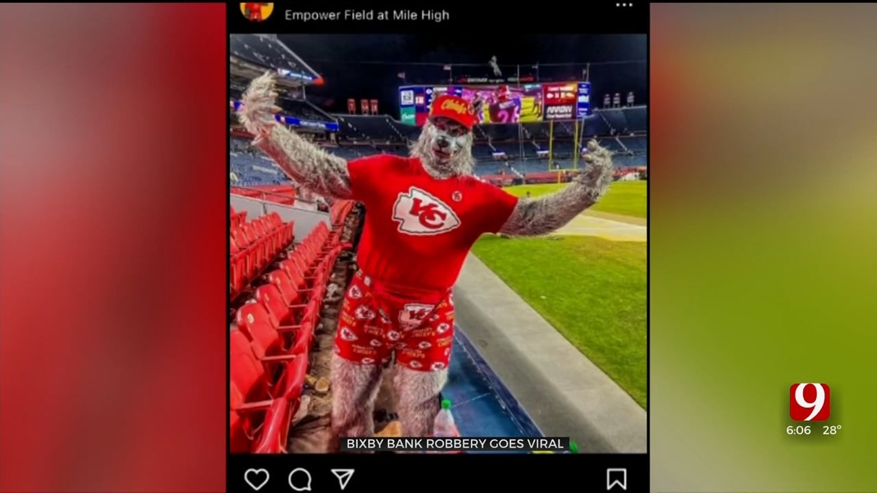 Chiefs Fans Convinced Bixby Bank Robber Is Popular Superfan 