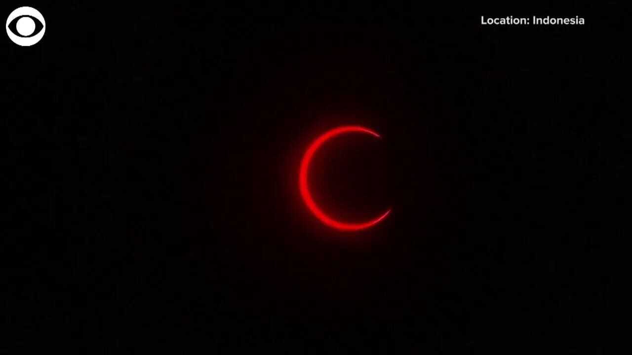 WATCH: Last Solar Eclipse Of The Decade