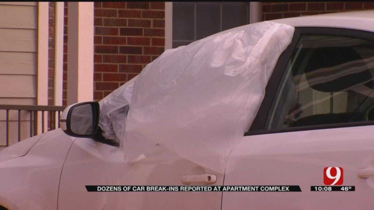 Dozens Of Car Break-Ins Reported At NE OKC Apartment Complex