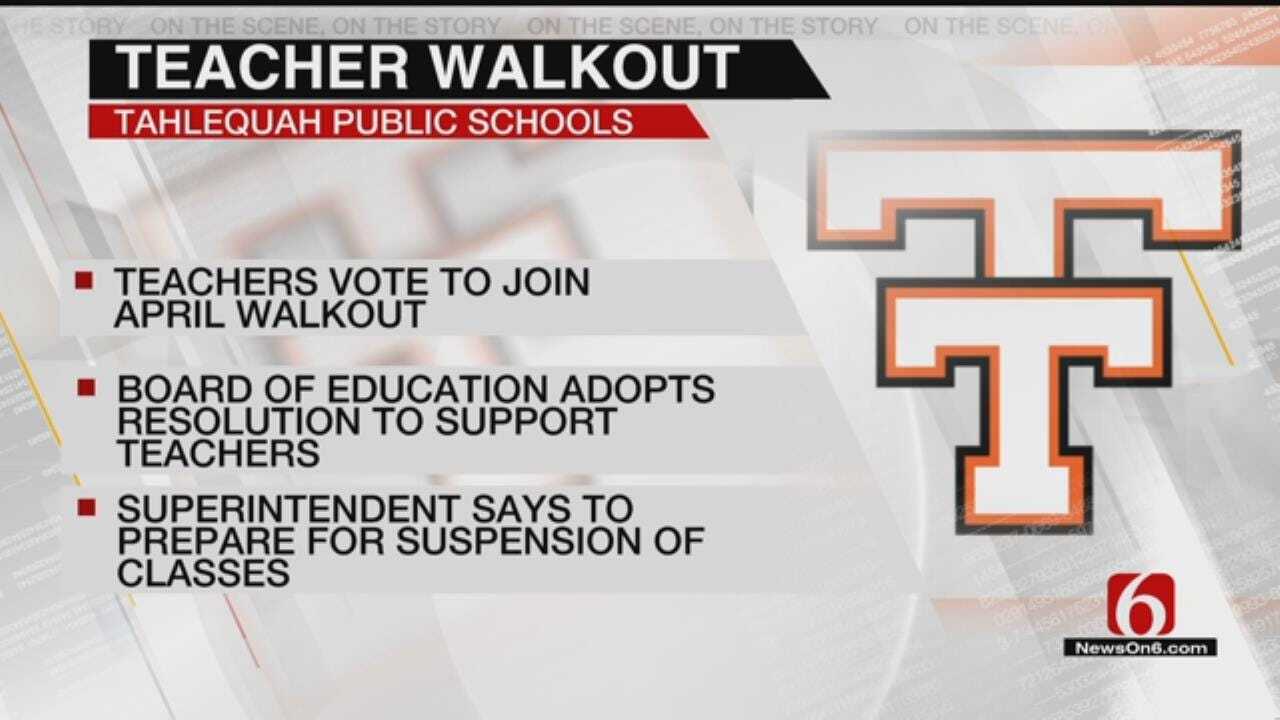 Tahlequah Teachers Plan To Join Planned Walk-Out
