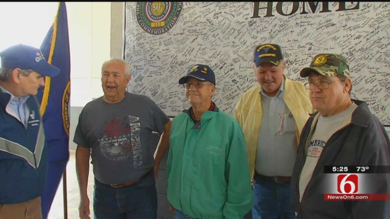Vietnam War Veterans Given 'Welcome Home' Party In Muskogee